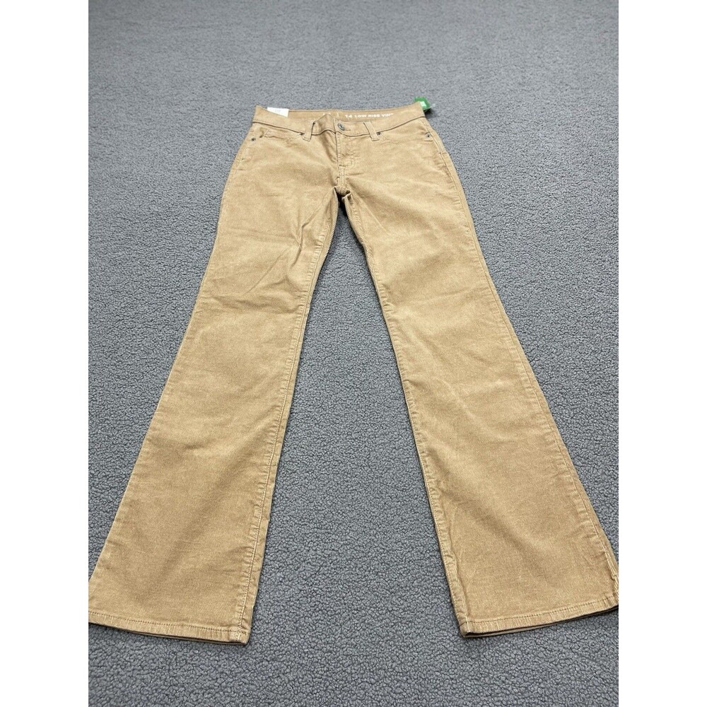 Gap Corduroy Pants Low Rise Vintage Boot Sz 14 Teen Brown NWT